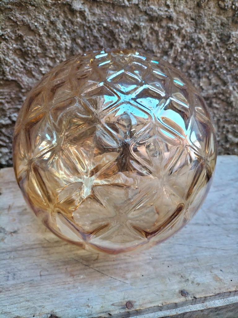Lighter Larger  Amber Globe   (Diamond )        zz8