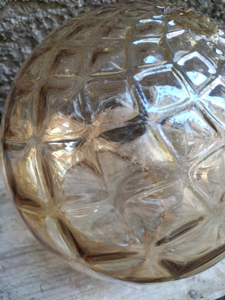 Lighter Larger  Amber Globe   (Diamond )        zz8