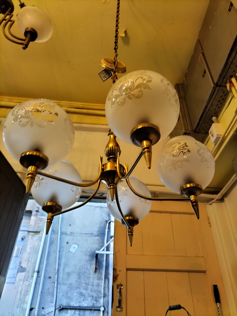 Five Arm Chandelier. ba15