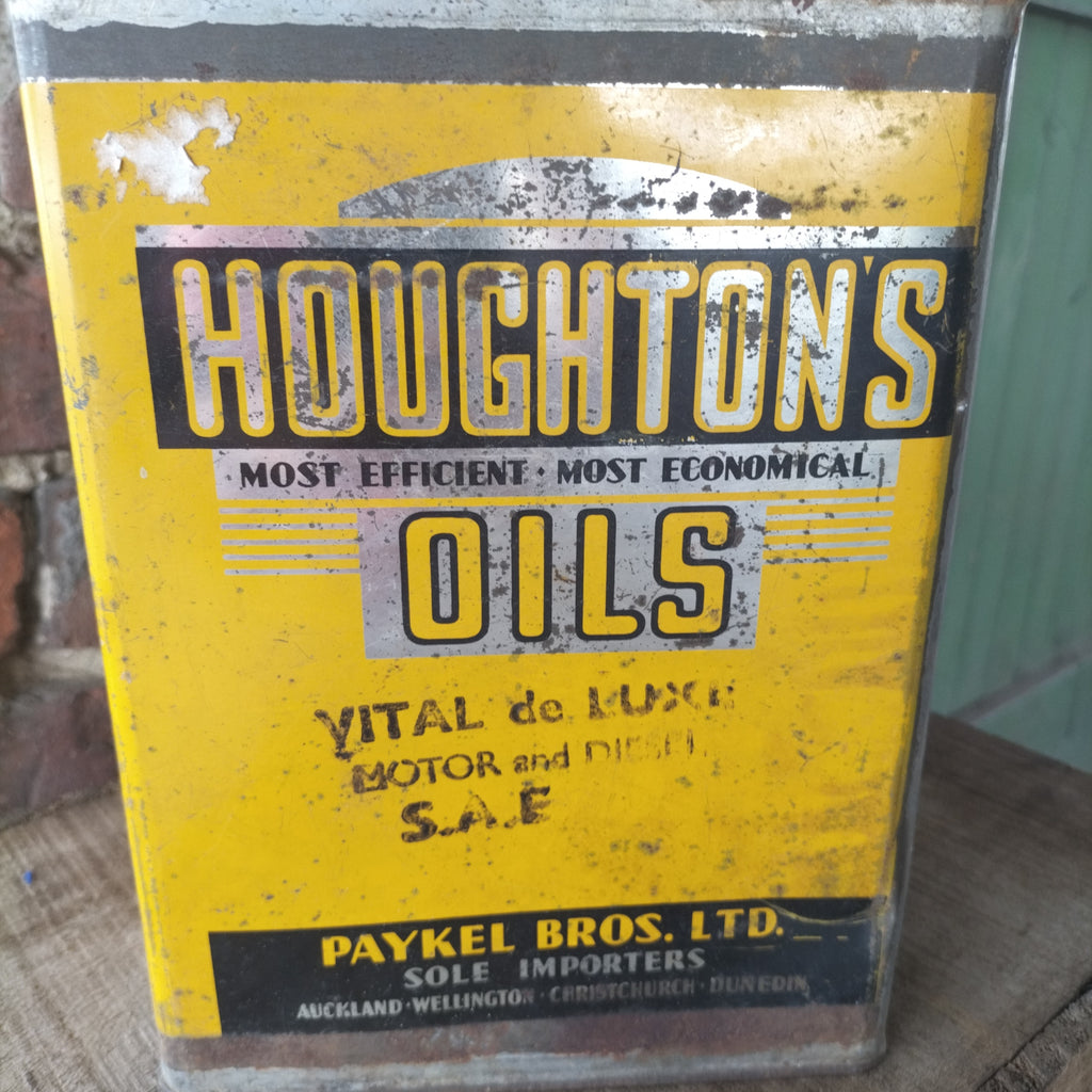 Houghton's Oil Tin Collectible M124