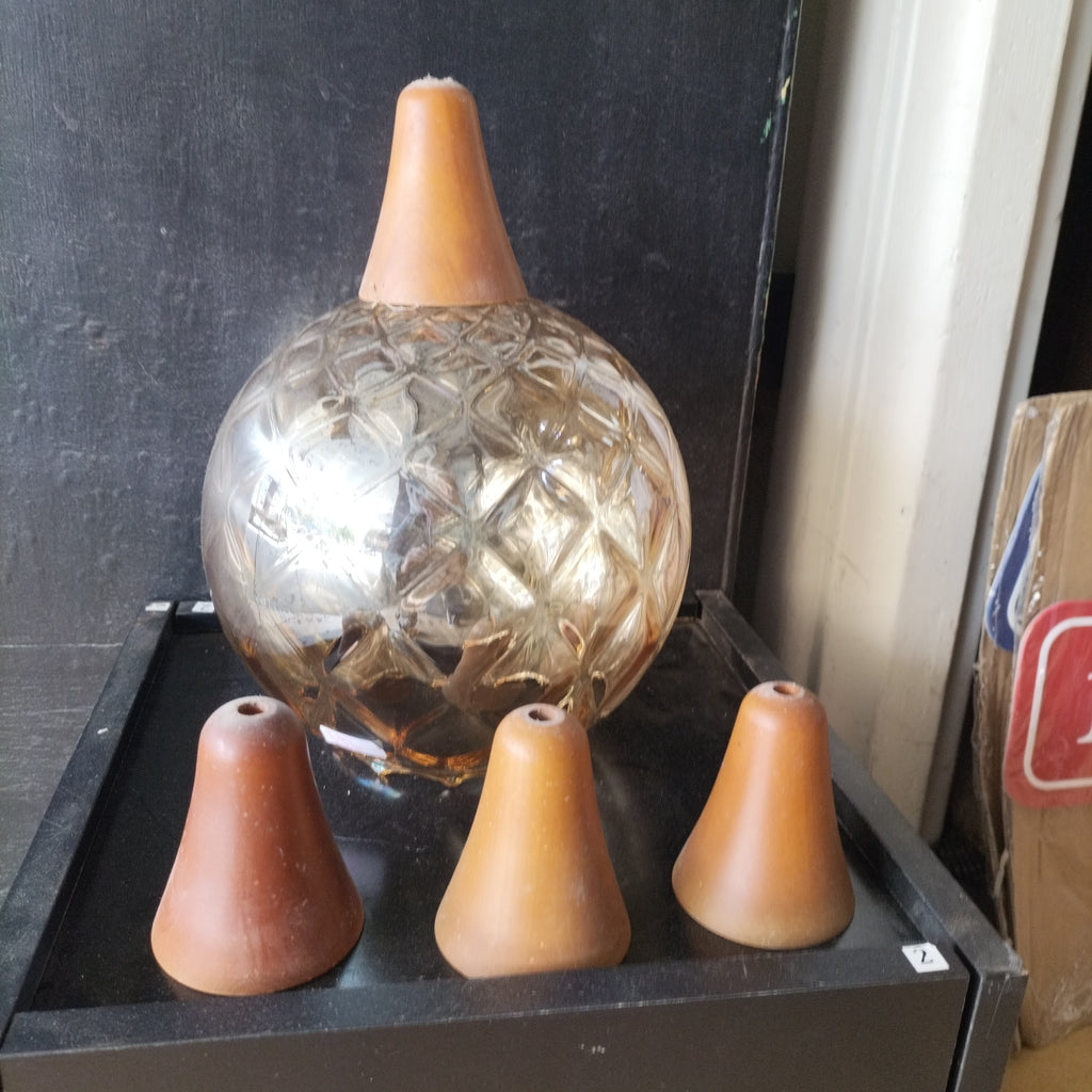 Retro wooden additions for funky look .   WW1