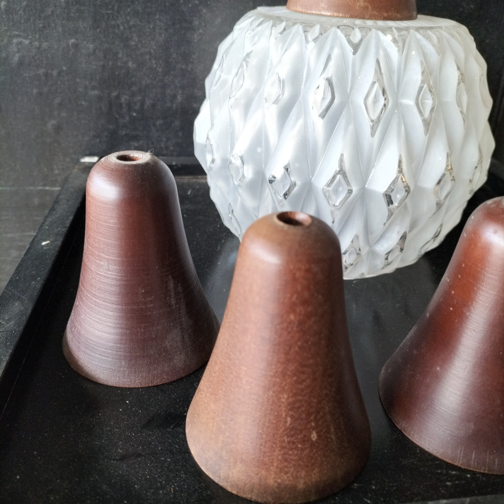 Retro wooden additions for funky look .   WW2