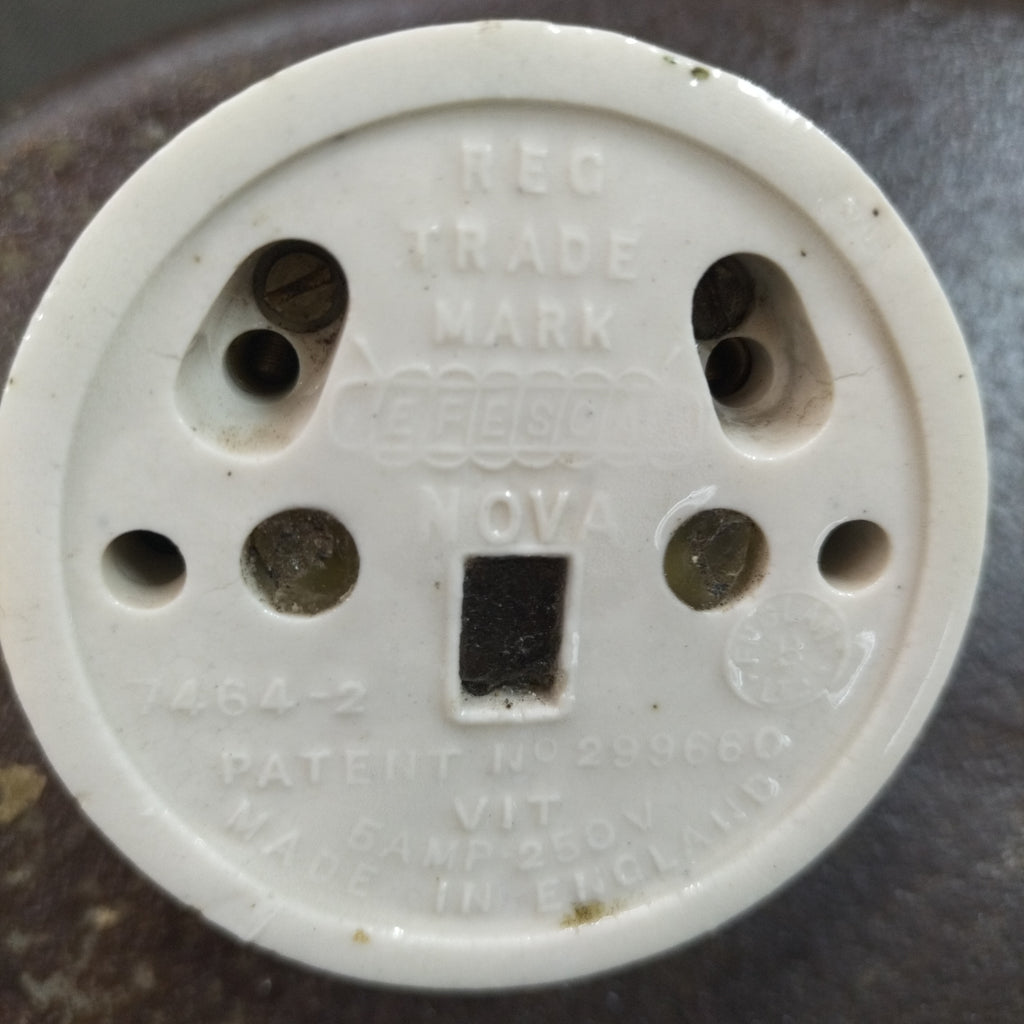 Art Deco  Bakerlite / ceramic light switch