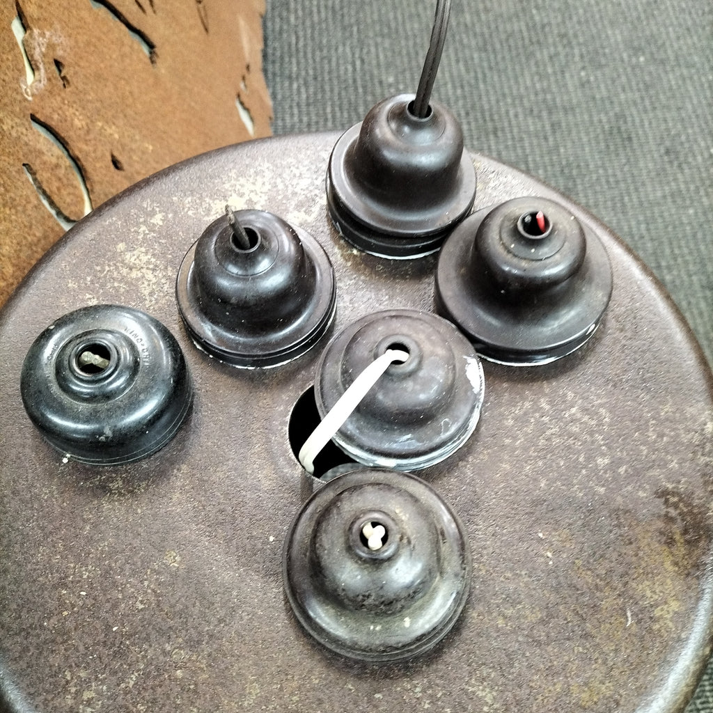Black Bakerlite Ceiling Roses BC