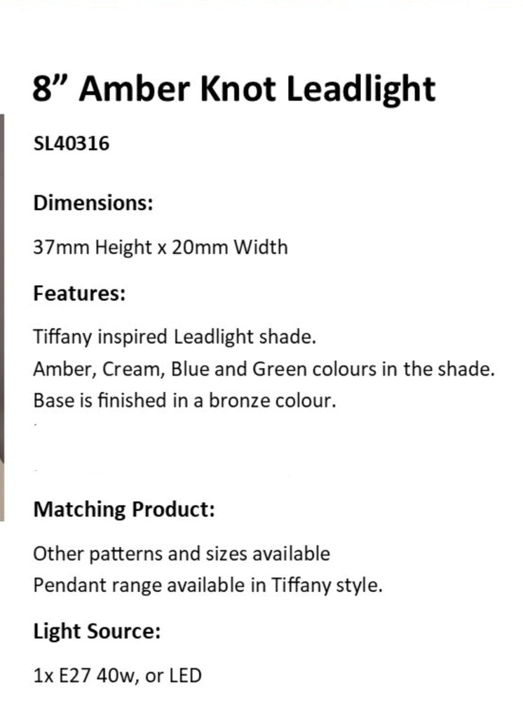 Tiffany Inspired Table Lamp