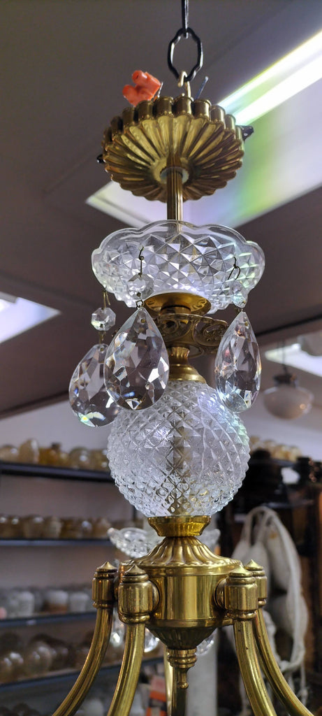 Five Arm  Ceiling Attached Chandelier   ZA9