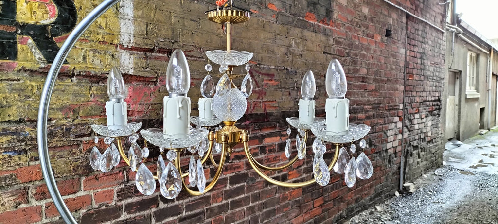 Five Arm  Ceiling Attached Chandelier   ZA9