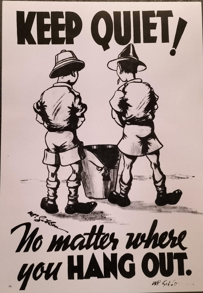 Copy of WW2 NZ Keep  Quiet  Poster