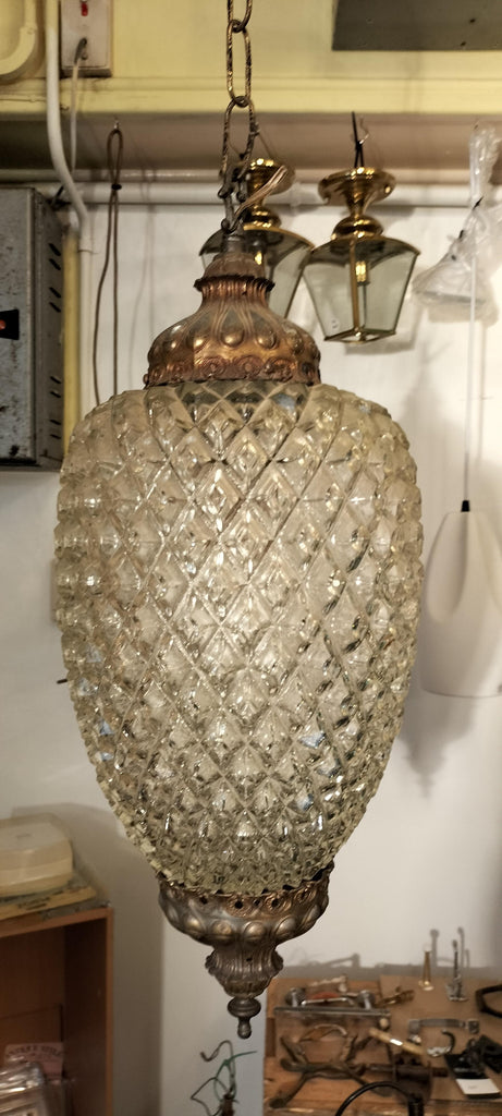 Outstanding Large Pineapple Swag Lamp. SL19