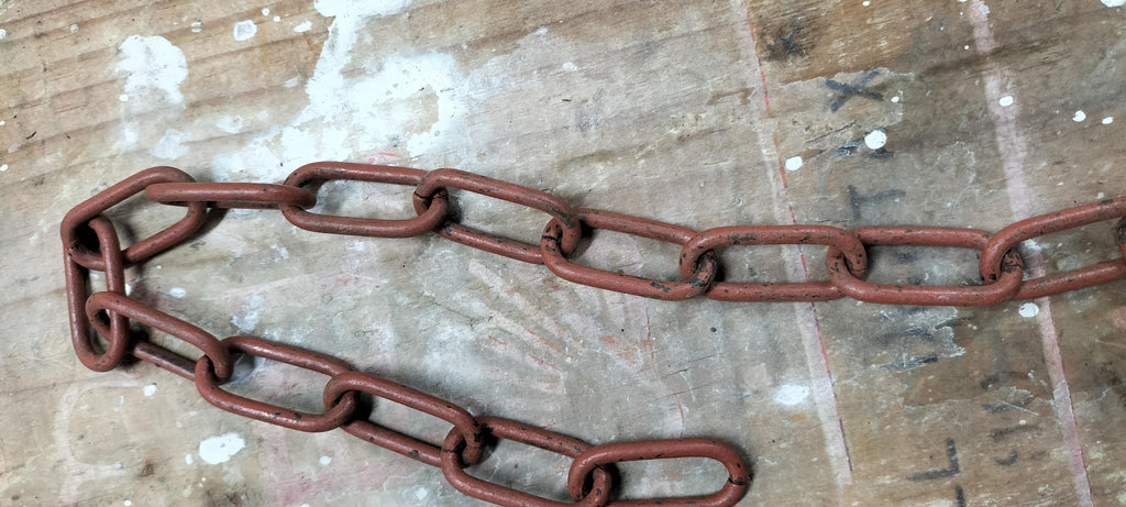 Chain Painted Rust Colour  43 cm           RC13