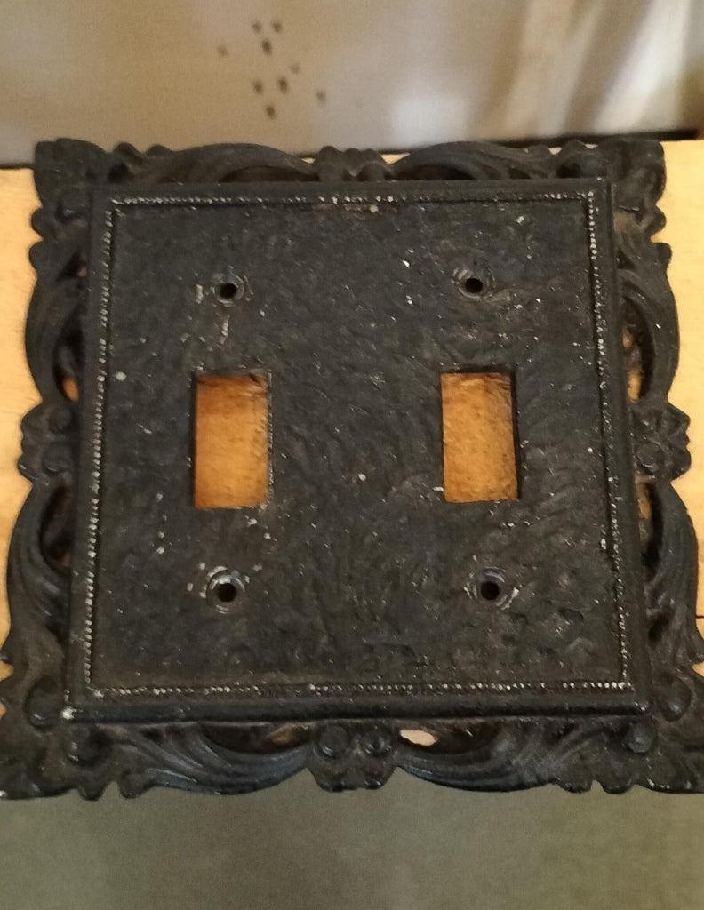 Vintage Light Switch Surround Double