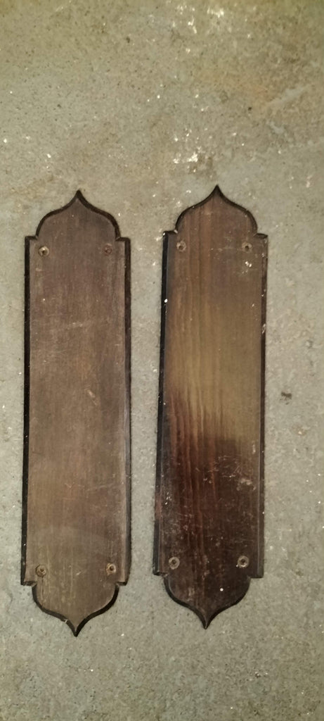 Victorian  English Wooden Finger Plates   FP4
