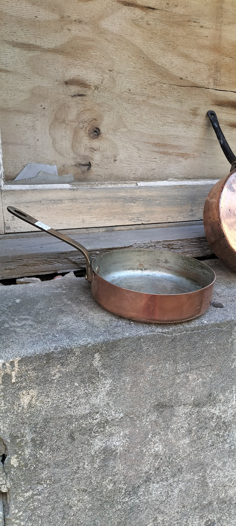 French Antique Copper Saucepan M16
