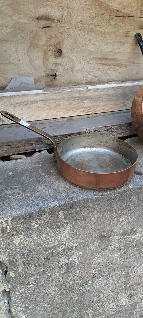 French Antique Copper Saucepan M16