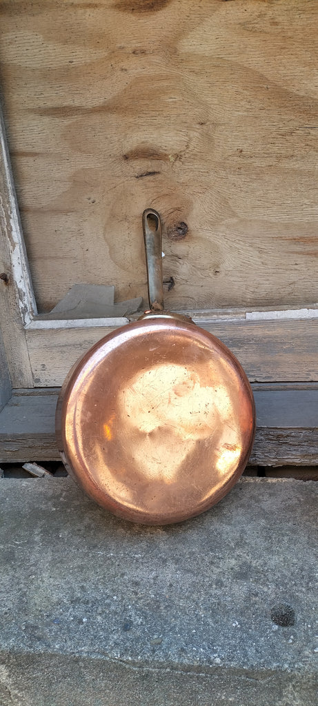 French Antique Copper Saucepan M16