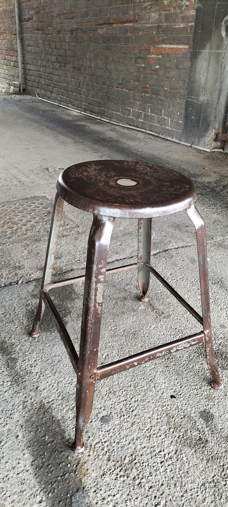 French Industrial Stool