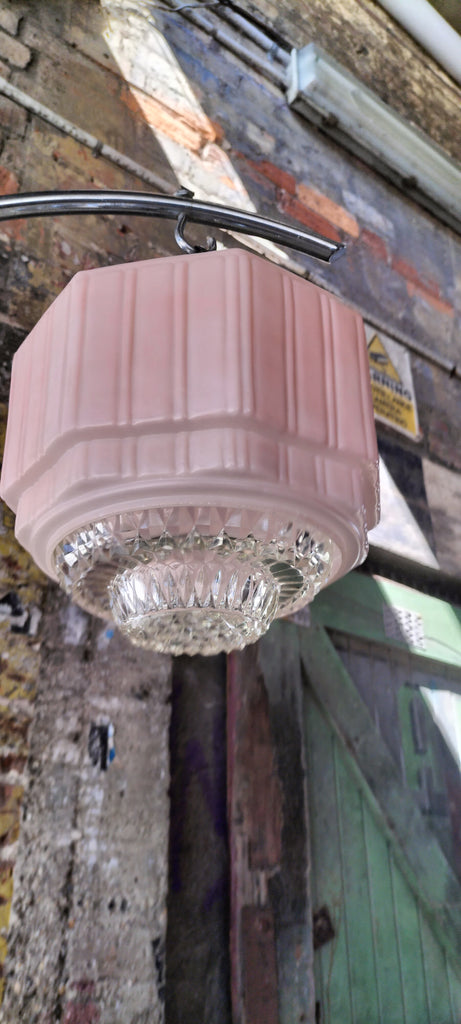 Art Deco Pink Shade with Diffuser   JM7