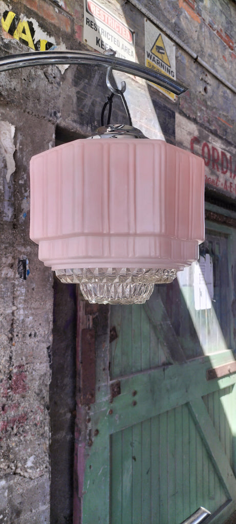 Art Deco Pink Shade with Diffuser   JM7