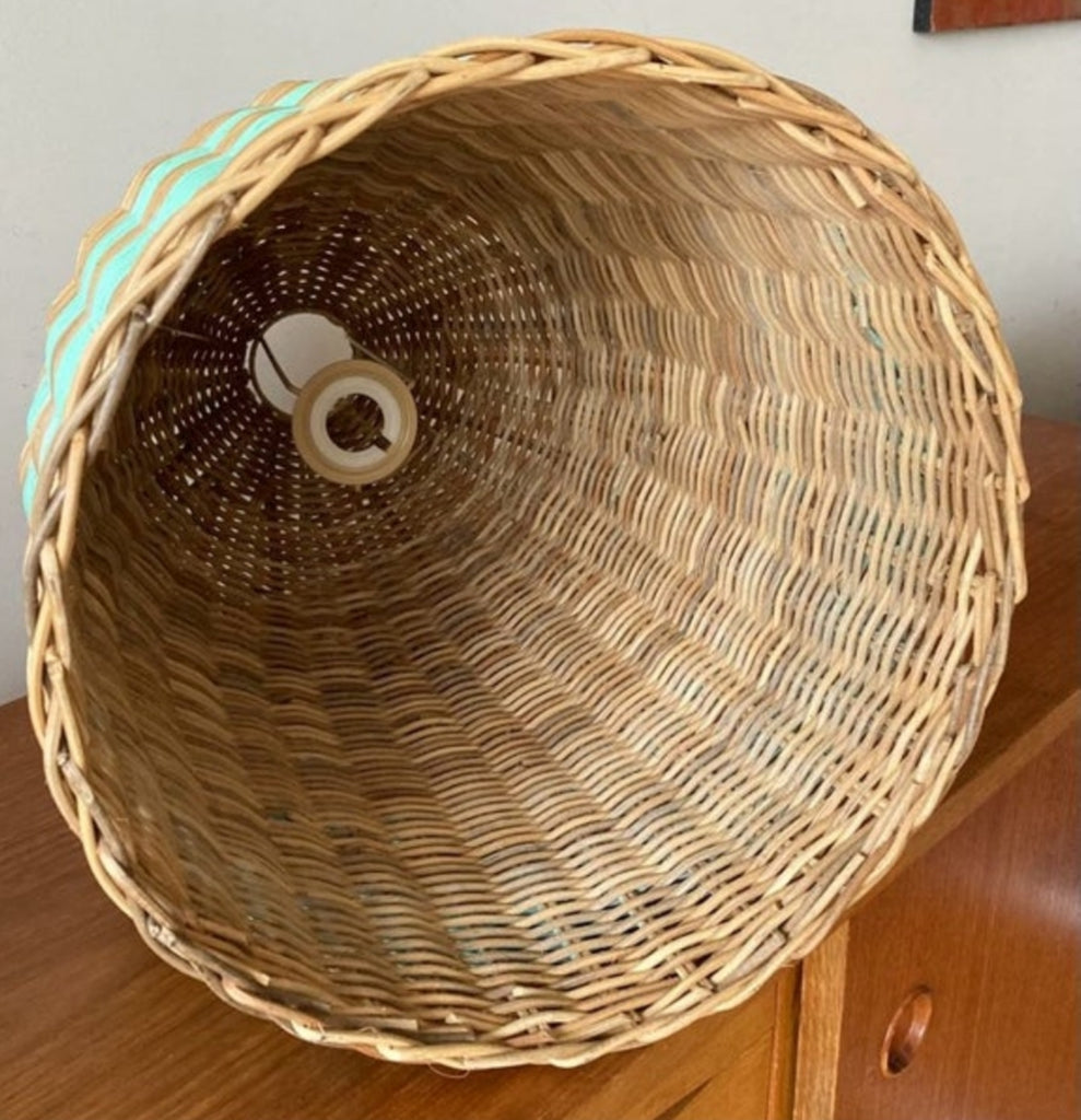 Large Vintage Cane Shade
