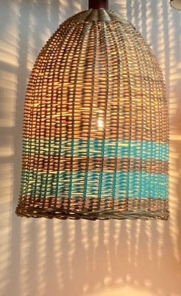 Large Vintage Cane Shade