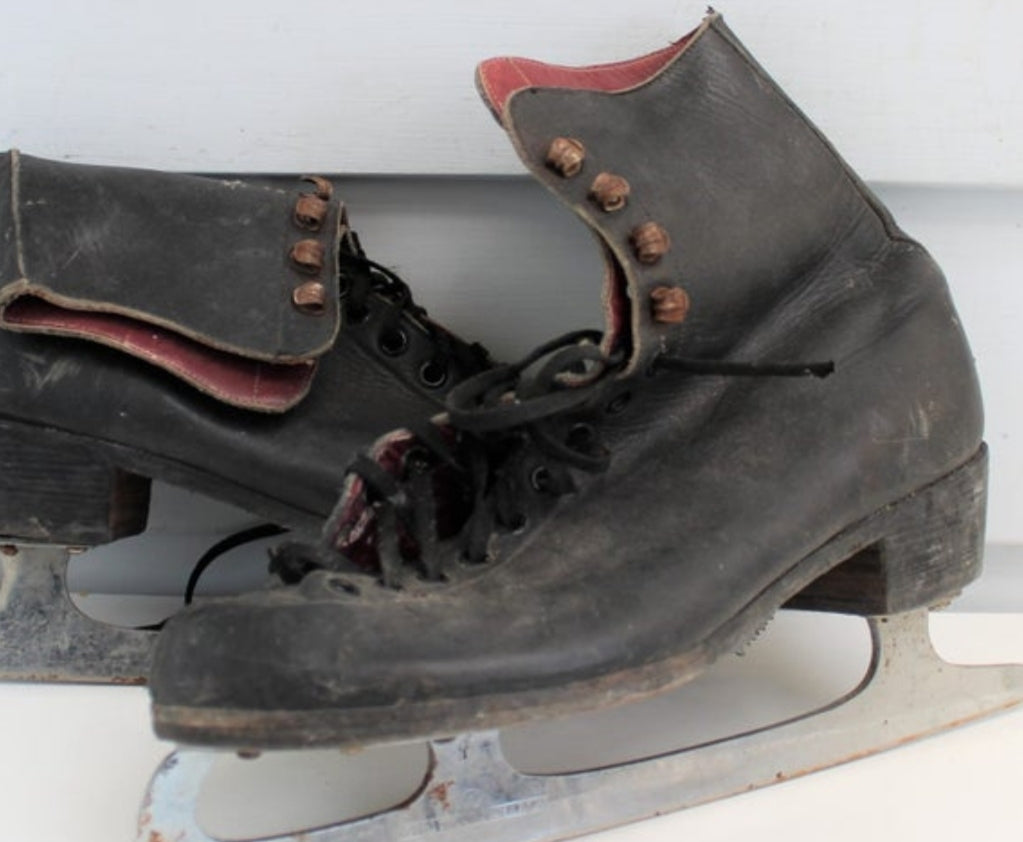 Vintage Ice Skating Boots