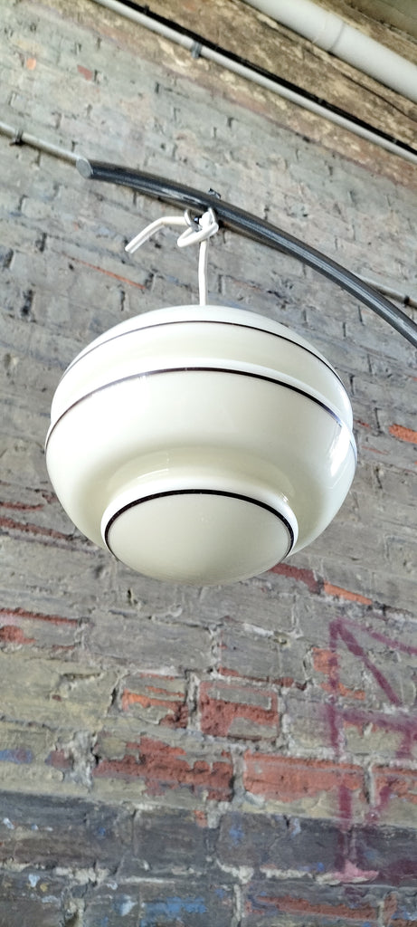 Cream Deco with Deep Brown Bands                  DBB