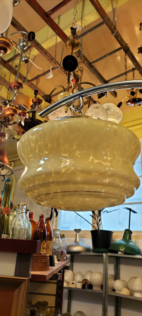 Mottled Cream Art Deco    MCD4