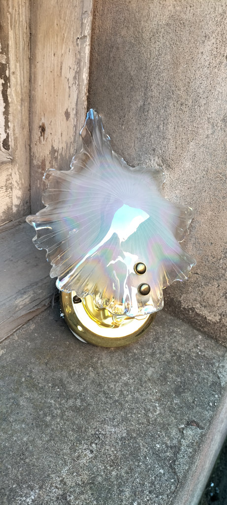 Wall Lights Carnival Glass Look     UWL