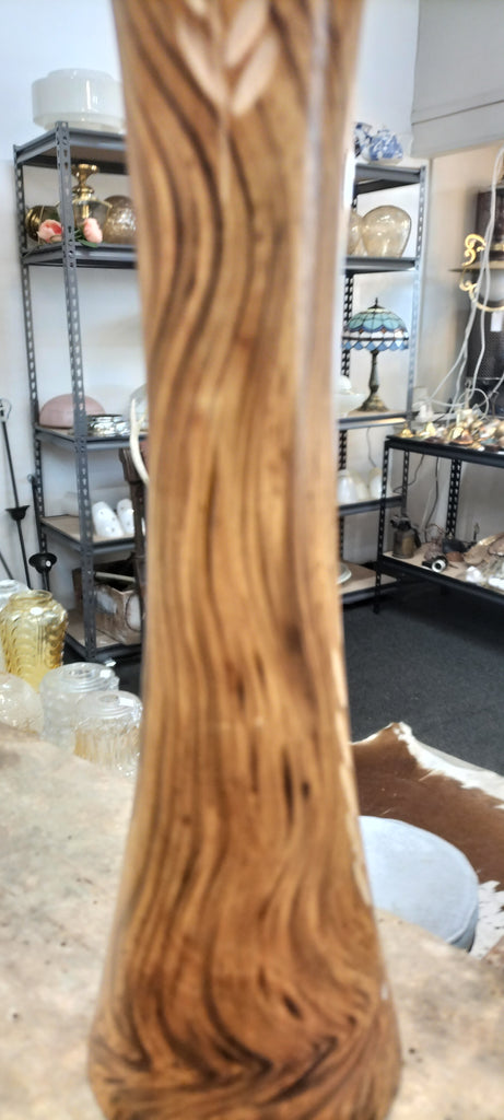 Vintage Wooden Vase