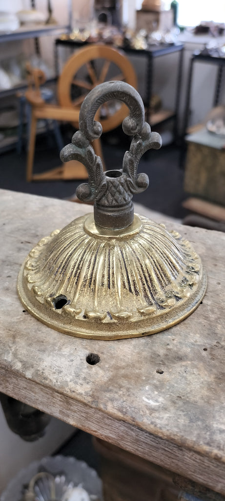 Brass Antique Ceiling Rose. C66