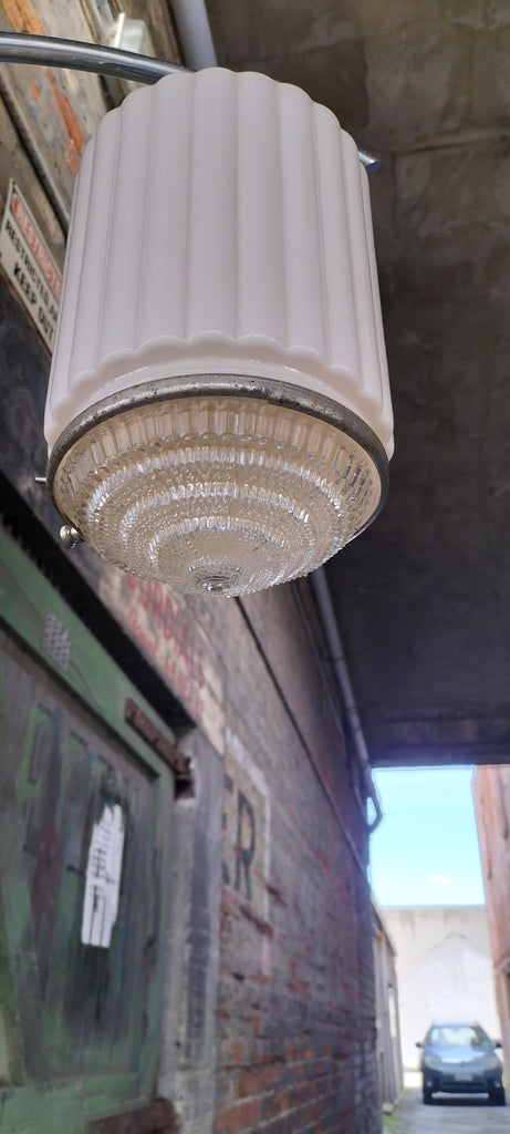 Art Deco Cylinder Shade .   LSA
