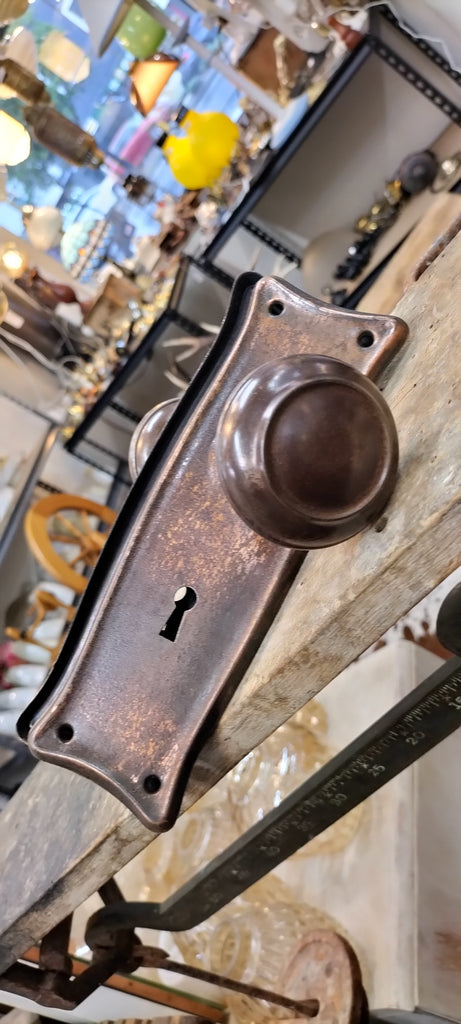 Victorian Door Handle and Plate    HP4