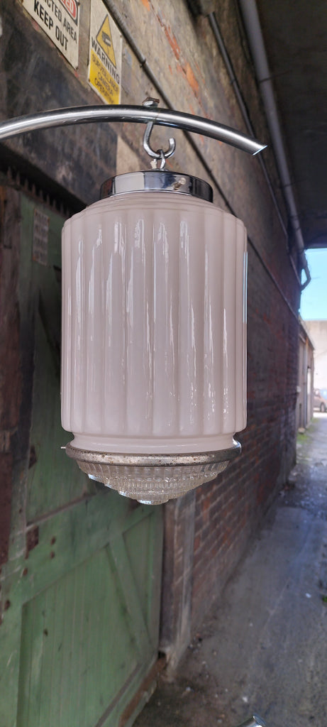 Art Deco Cylinder Shade .   LSA