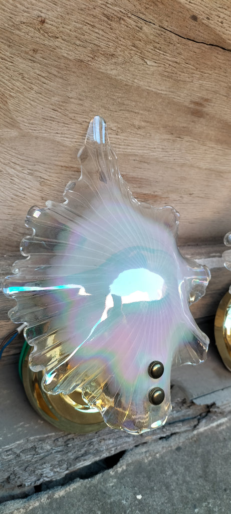 Wall Lights Carnival Glass Look     UWL