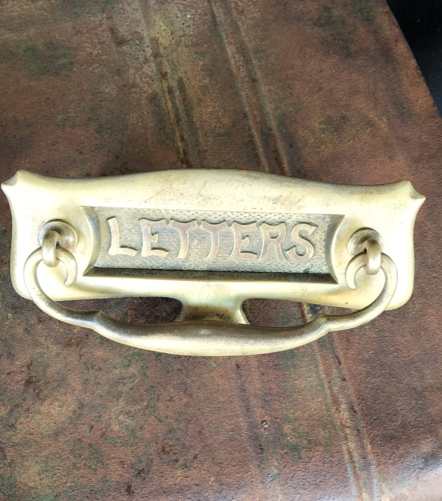 Brass Letter Door Slot. DSL