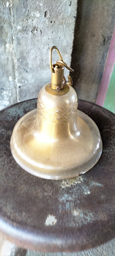 Stunning large Ceiling Rose Glass/Brass. ZX2