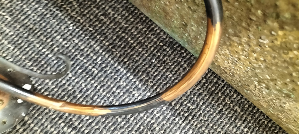 Early Copper Wall Sconce with Victorian Shade      VS6