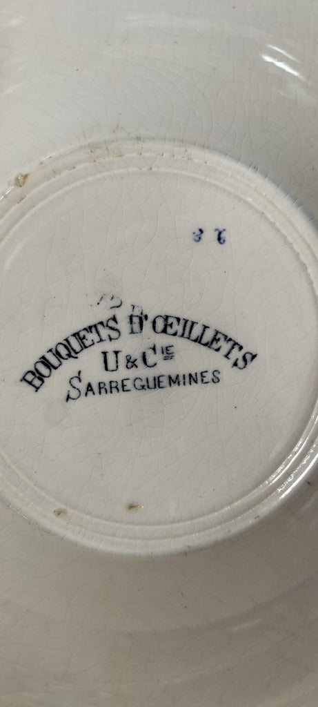 BEAUTIFUL Large French 1900s Serving Dish.   LF22