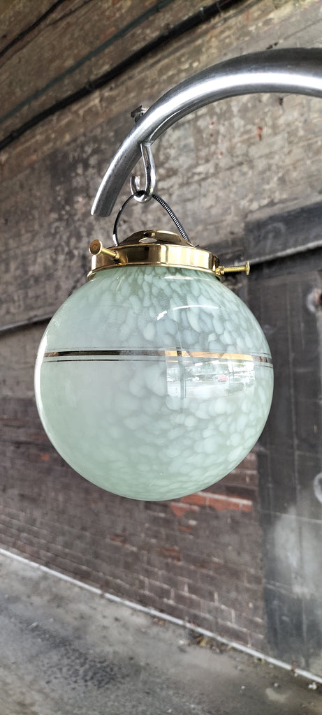 Mottled Green Small Art Deco           GB5