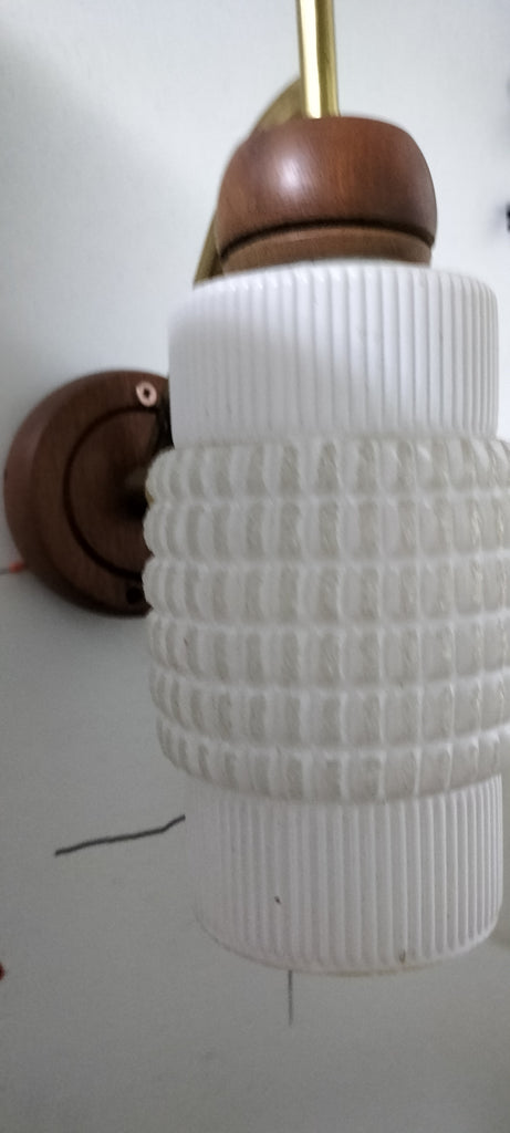 Retro Wood, Brass, Retro Wall Sconce      RW55