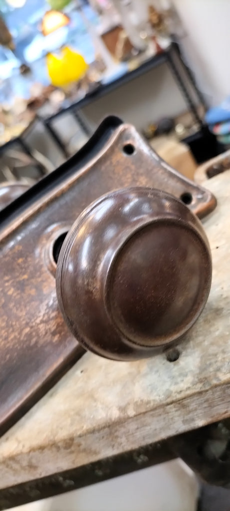 Victorian Door Handle and Plate    HP4