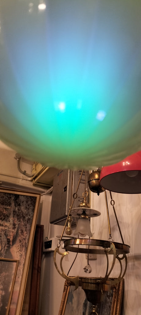 Uranium Glass Pendant Lightshade      UP8
