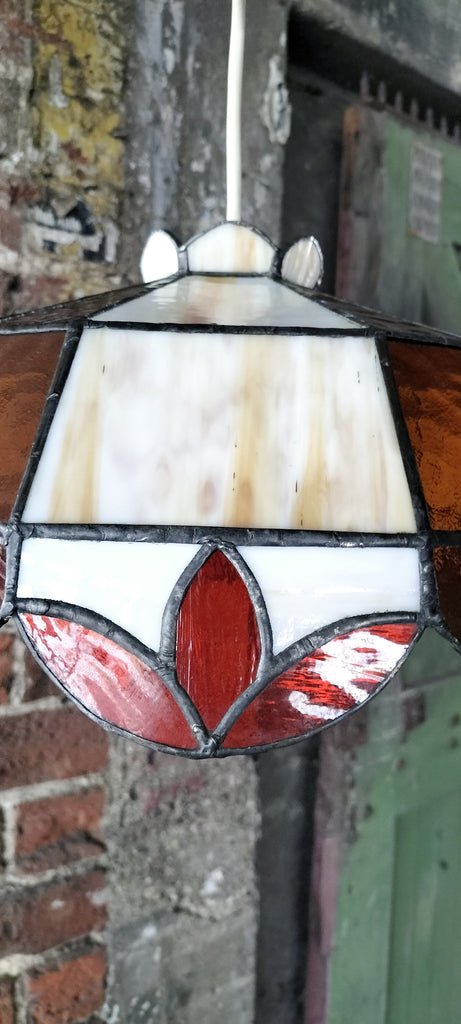 Large Southland Made 1980s Leadlight   LL6