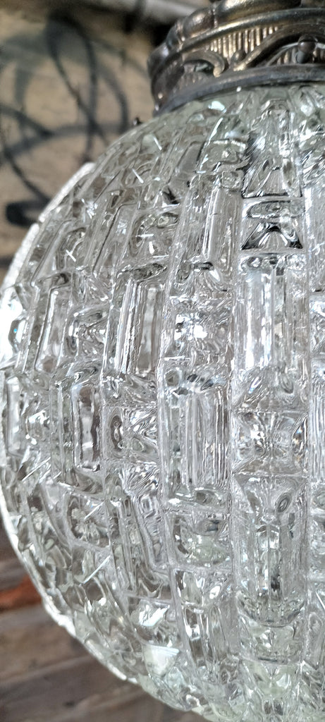 Extra Large Cut Glass Globe .    CCG