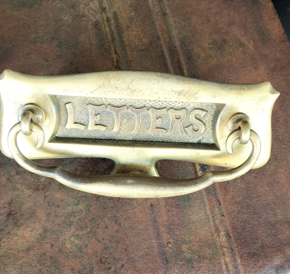Brass Letter Door Slot. DSL