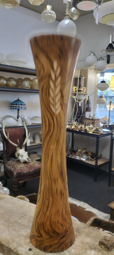 Vintage Wooden Vase