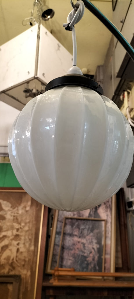 Uranium Glass Pendant Lightshade      UP8
