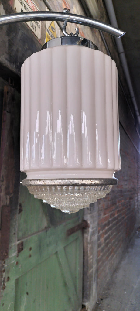 Art Deco Cylinder Shade .   LSA