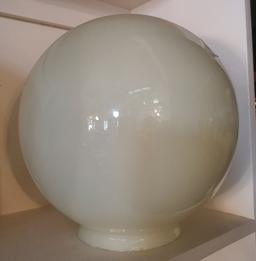 Medium size light cream globe