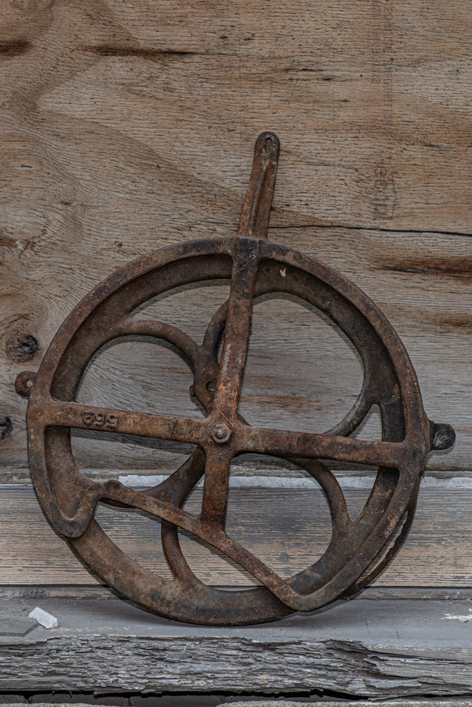 Old iron treadle part